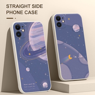 Ốp Điện Thoại TPU Mềm Họa Tiết Hành Tinh Màu Tím Cho OPPO A15 A5S A3S A53 A92 OPPO A15S A31 A52 A7 A33 A11K A72 A32