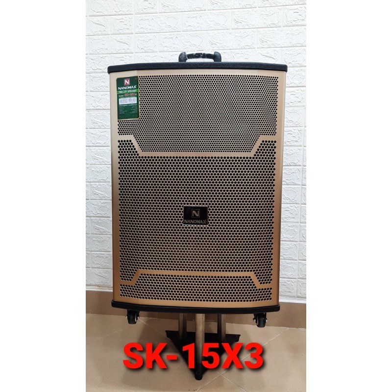 Loa kéo di động Nanomax SK-15X3 bass 40cm
