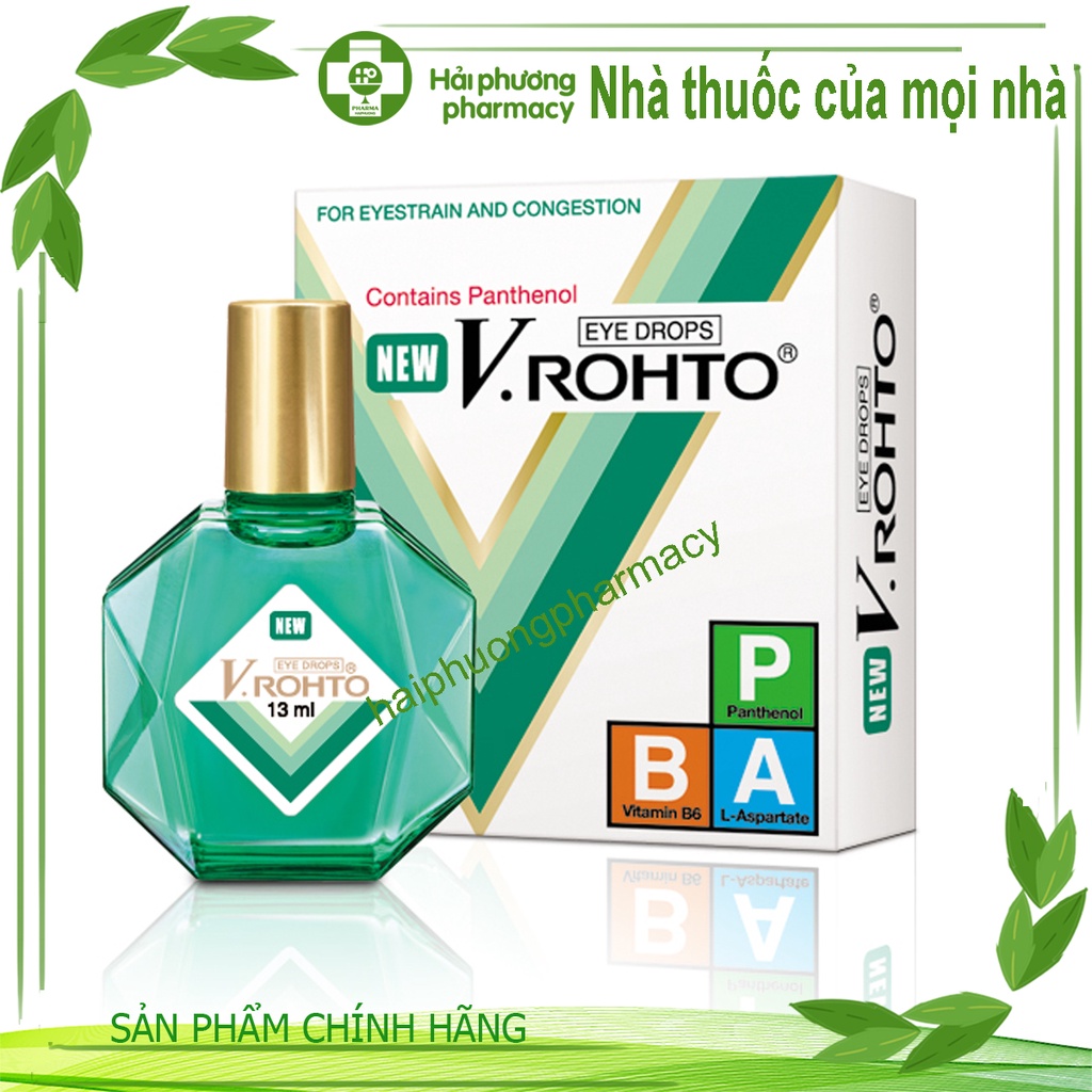 [Chính hãng ] V.Rohto_New mắt chai nhỏ 13ml (Rohto)