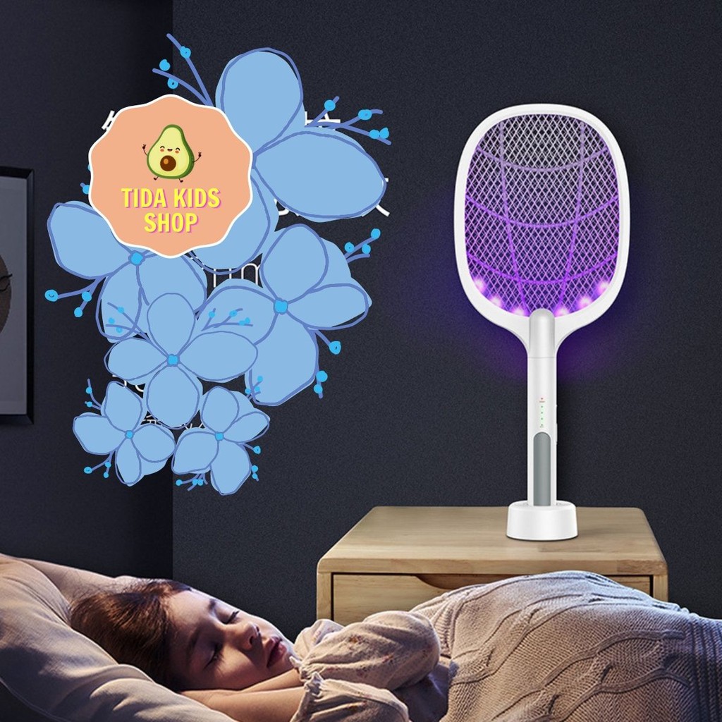Đèn Bắt Muỗi ❤️ Freeship ❤️ Giá Tốt ❤️ Vợt Muỗi Thông Minh 2 Trong 1, Kiêm Đèn Muỗi Thông Minh ❤️ TiDa Kids Shop
