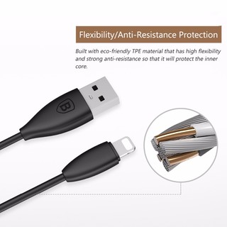 Cáp sạc nhanh 2A cho iPhone hiệu Baseus (1.2m)-Small Pretty