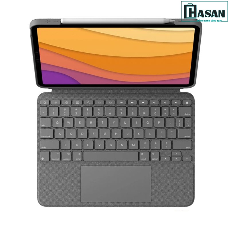 Bao da kèm phím Logitech Combo Touch cho iPad Pro 12.9 inch M1 (Gen 5th)