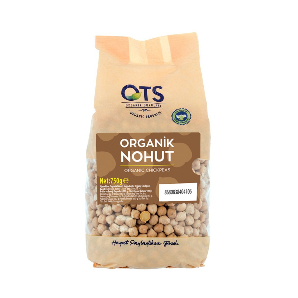 Đậu gà hữu cơ 750g OTS Organik Organic Chickpeas