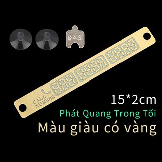 Thẻ Ghi Số Điện Thoại Đỗ Xe