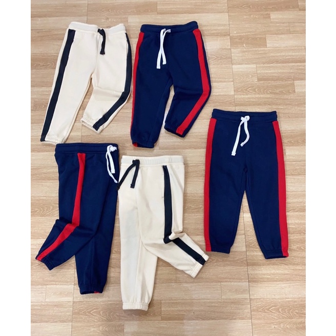 Quần nỉ 2 màu bé trai bé gái