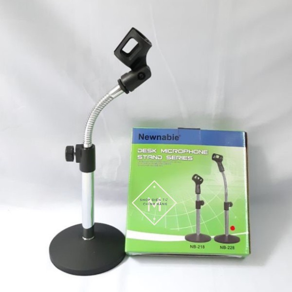 Chân Micro Đứng Để Bàn HAIF NB228 - Cổ Xoắn Đa Chiều - Chân Inox Cao 50cm Chắc Chắn - Chịu Được Mọi Loại Micro.