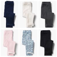 Sz 1m52 33 44kg Quần legging lót lông Gymboree mau hong/hoa tiet hoa