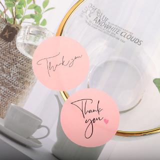 120 Chiếc Cảm Ơn Bạn Dán Màu Hồng Cho Công Ty Tặng Tiệc Sinh Nhật Ủng Hộ Nhãn Gửi Thư Tiếp Liệu Lễ Hội
