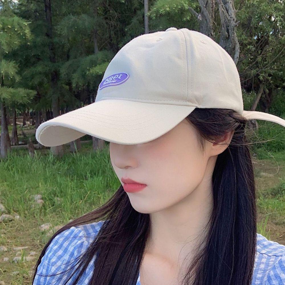 Mũ Lưỡi Trai Cotton Họa Tiết Số 1985 Thời Trang Đường Phố Hàn Quốc