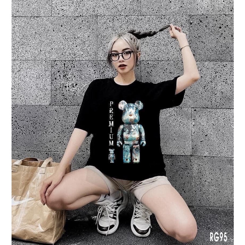 Áo phông gấu in 5d