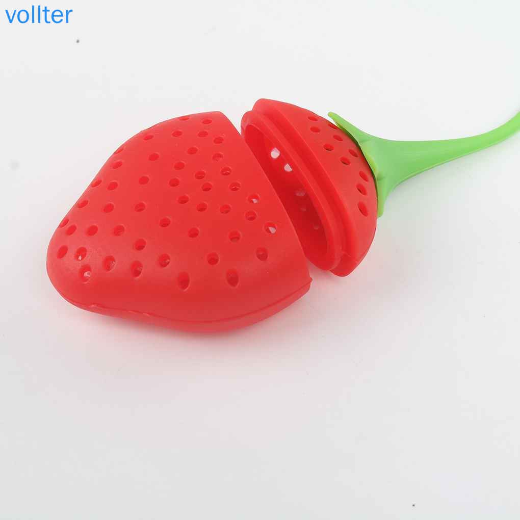 Đồ Lọc Trà Hình Quả Dâu Độc Đáo Chất Liệu Silicon Kích Thước