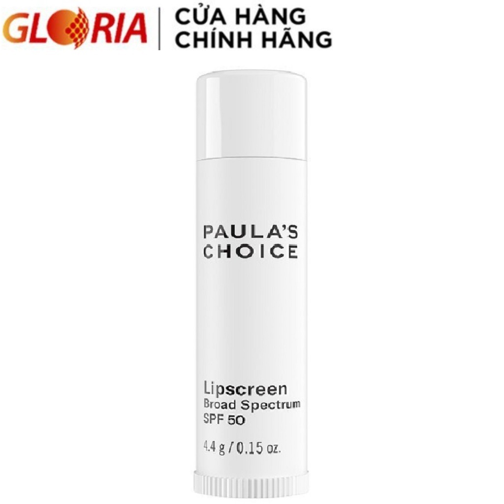 [Mã COSGLORIAT3 -8% đơn 250K] Dưỡng Môi Mềm Mịn Chống Nắng Paula's Choice LipScreen Broad Spectrum SPF 50 4.4g 2560