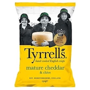 KHOAI TÂY CHIÊN CÁC VỊ TYRRELLS 150G