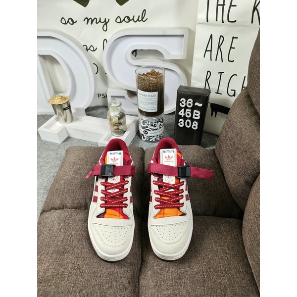 Giày ORDER, Giày Sneaker nam nữ Adidas Forum 84 Low "Cream white" cao cấp Hanoi26sneaker