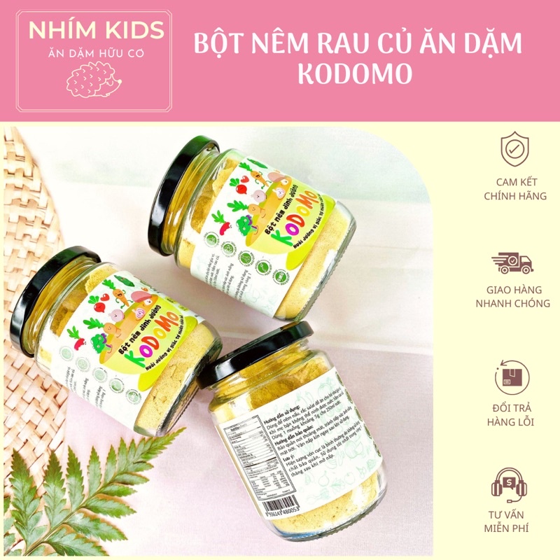 [Date 7/2024] Hạt nêm dinh dưỡng cho bé ăn dặm Kodomo Jan’s 90g (dành cho bé từ 6m)