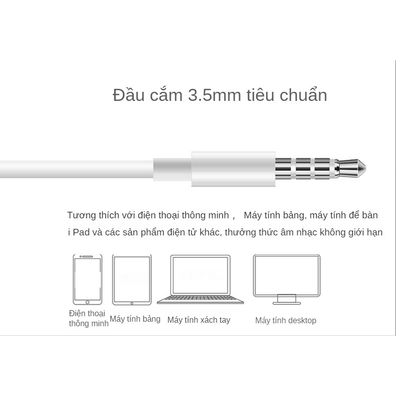 Tai Nghe Siêu Trầm Trong Tai, Nút Tai Nghe Nhạc Chơi Có Dây Điều Khiển Bằng Dây, Tai Nghe Giá Rẻ