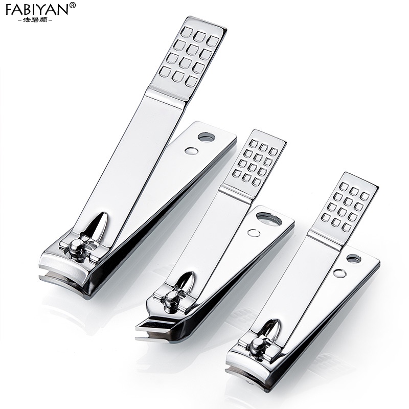 Bấm móng tay/bộ bấm móng tay / móng chân 1/3 cái FABIYAN bằng thép không gì