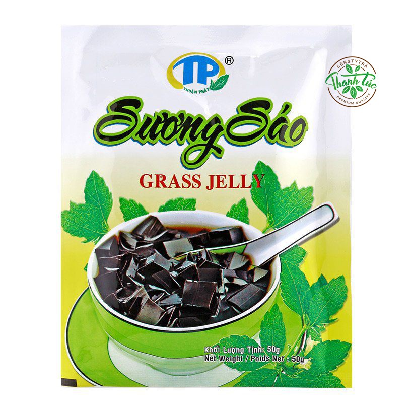 Bột Sương Sáo Đen Grass Jelly Thuận Phát Gói 50g