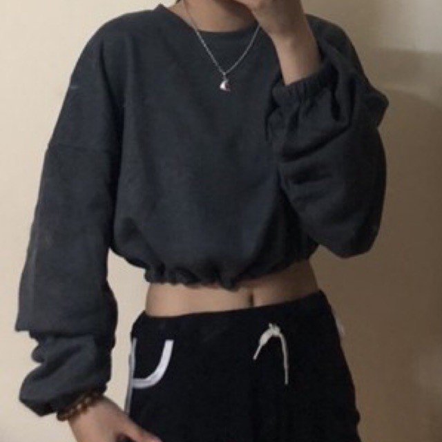 Pass áo croptop nỉ bông của 1994closet