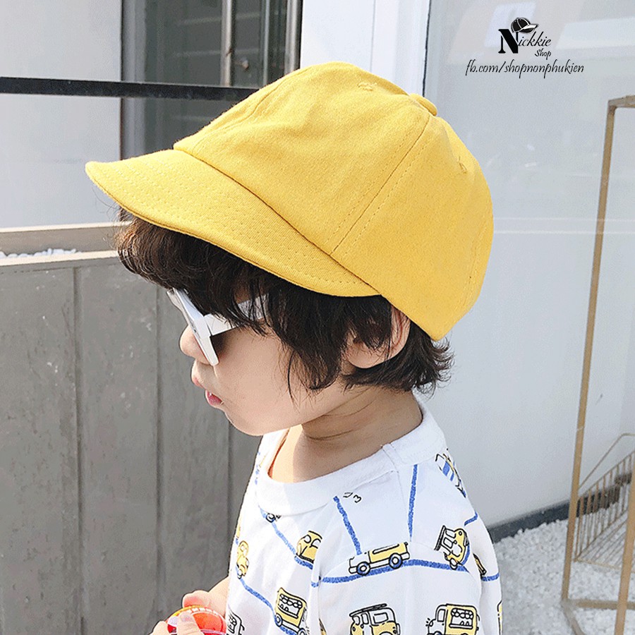Mũ bere nhí nhiều màu cho bé từ 2 đến 6 tuổi