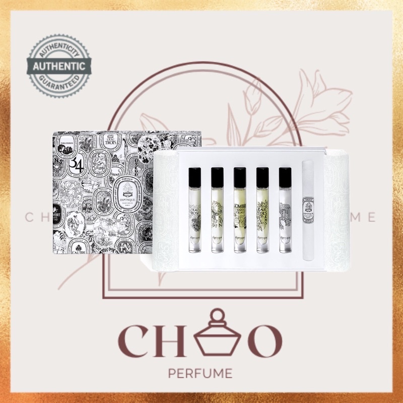 +𝘊𝘩𝘰𝘰 𝘗𝘦𝘳𝘧𝘶𝘮𝘦+ Set Nước Hoa Diptyque Mini Đủ Mùi 7.5ml