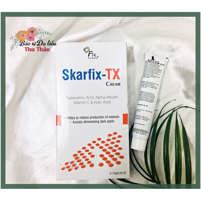 [15g] KEM HỖ TRỢ GIẢM THÂM NÁM TÀN NHANG SKARFIX TX FIXDERMA CREAM | BigBuy360 - bigbuy360.vn