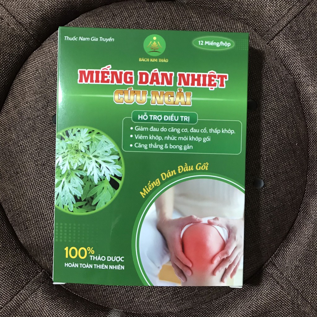 Miếng dán nhiệt ngải cứu Bách Kim Thảo