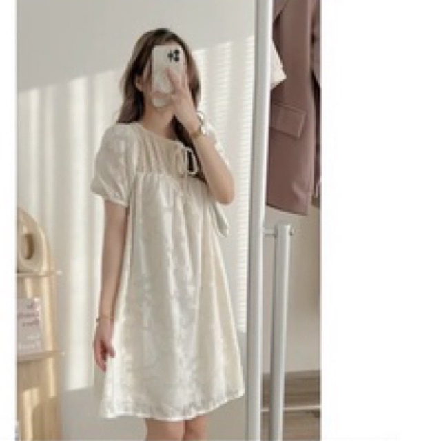 Váy Bầu von 2 lớp pha ren ,tiểu thưHàng loại 1 ☘️freesize 43-68kg