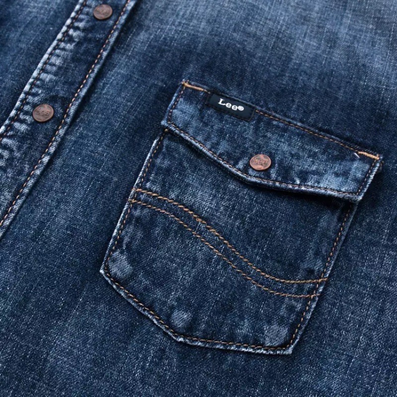 Áo sơ mi denim xuất xịn