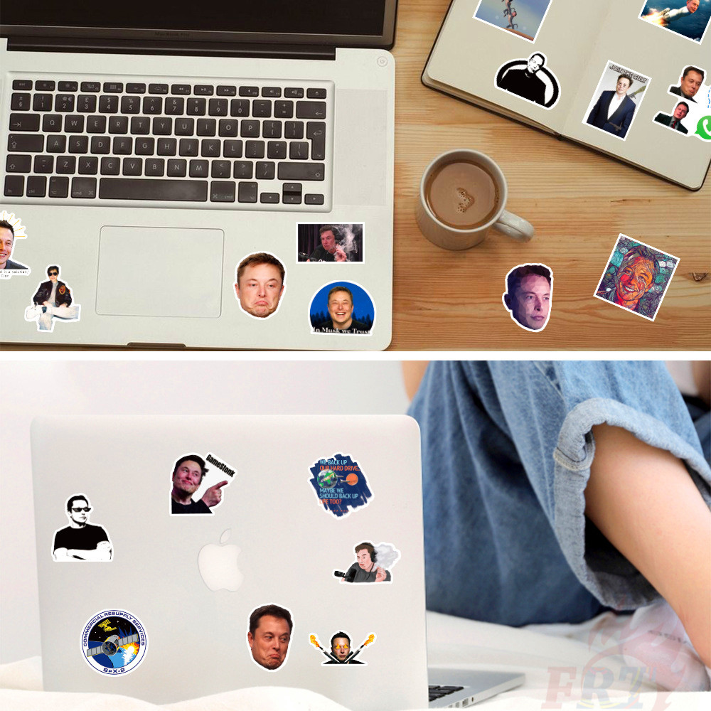 100Pcs/Set ❉ Elon Musk - Occupy Mars Stickers ❉ DIY Fashion Mixed Waterproof Doodle Decals Stickers