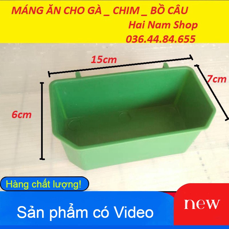 MÁNG ĐỰNG THỨC ĂN CHO GÀ _ CHIM BỒ CÂU