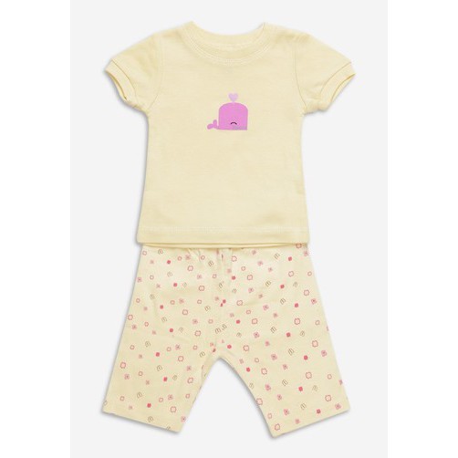 BỘ QUẦN ÁO CỘC TAY PIJAMA BÉ GÁI LULLABY