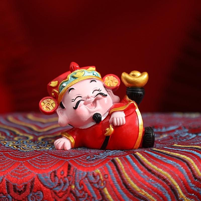 Tượng ông thần tài hũ vàng nhiều kiểu dáng ý nghĩa tài lộc may mắn, đặt bàn làm việc, trang trí nhà cửa-Go Home