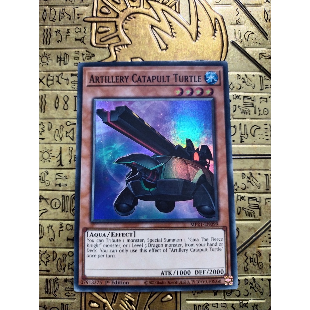 [Luffy TCG Shop] Thẻ trò chơi Yugioh UK chính hãng Konami Artillery Catapult Turtle MP21-EN099