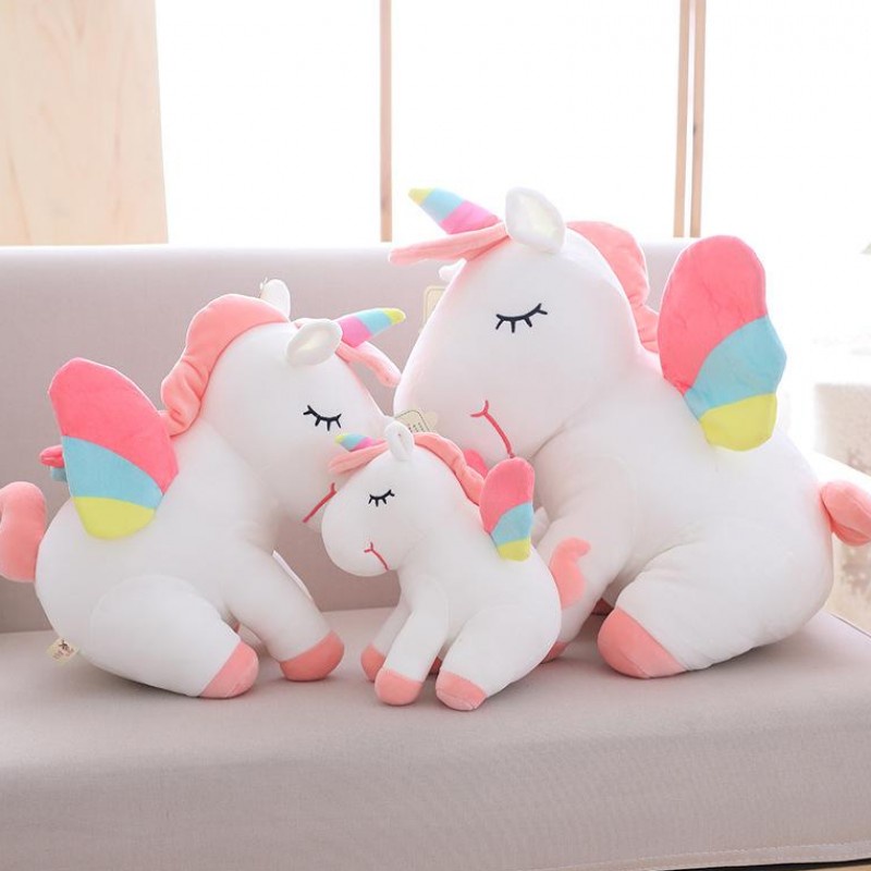 Gấu Bông Ngựa Kì Lân  - Kì Lân Một Sừng Quà Tặng Mềm Mịn Cao Cấp