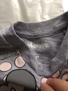 Áo váy Mickey và Minnie xám