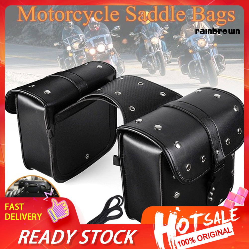 Bộ 2 Túi Đựng Đồ Chống Thấm Nước Gắn Yên Xe Mô Tô