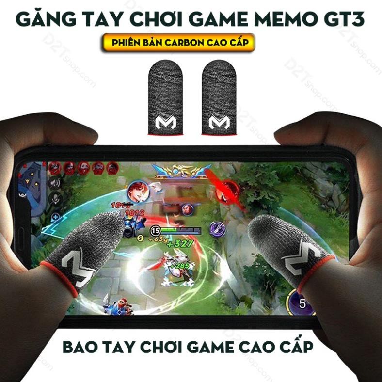 Găng Tay Chơi Game Memo Feelers GT3  PUBG, Liên Minh, Chống Mồ Hôi, Cực Nhạy, Không Xù Vải