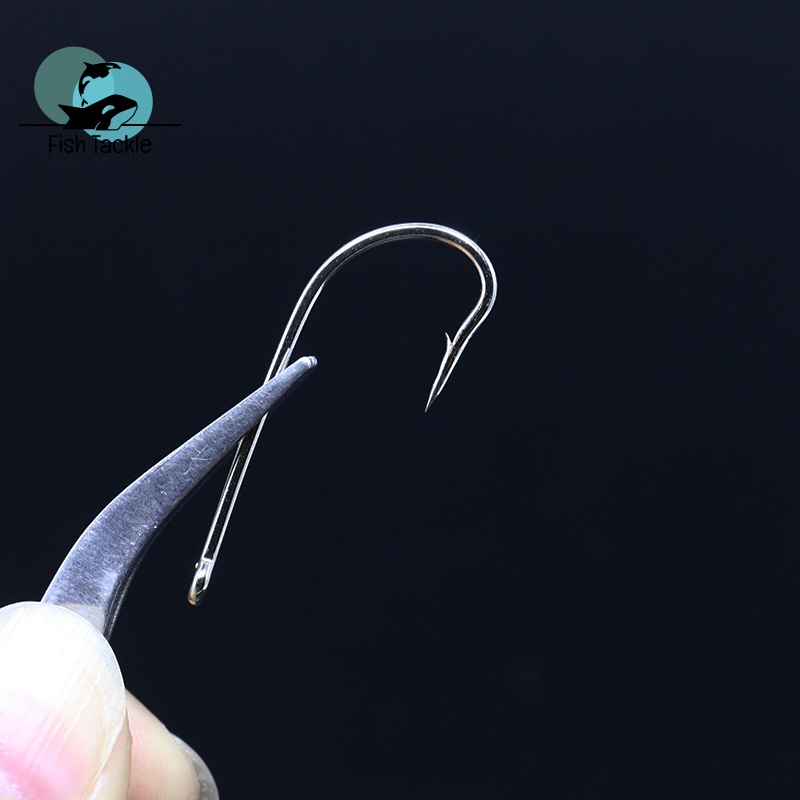 Set 10 Lưỡi Câu Cá Bằng Thép Carbon Cao Cấp 8# 4# 2# Móc Câu Cá 1/0 3/0 Chuyên Dụng Chất Lượng Cao