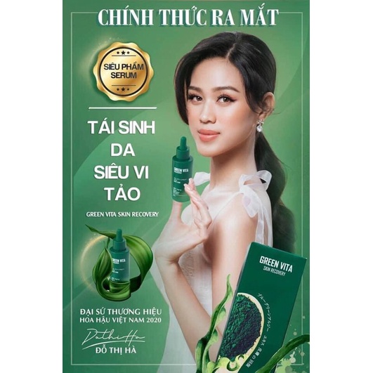 Serum tái sinh da Siêu vi tảo Green vita Kiss22 chính hãng (Date mới nhất) | BigBuy360 - bigbuy360.vn