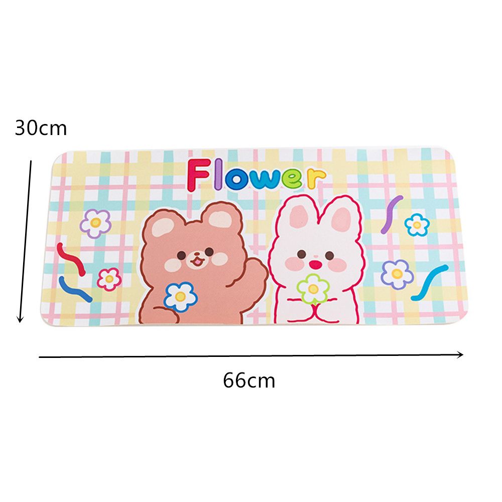 Miếng lót chuột máy tính cỡ lớn chống thấm nước in họa tiết hoạt hình đáng yêu