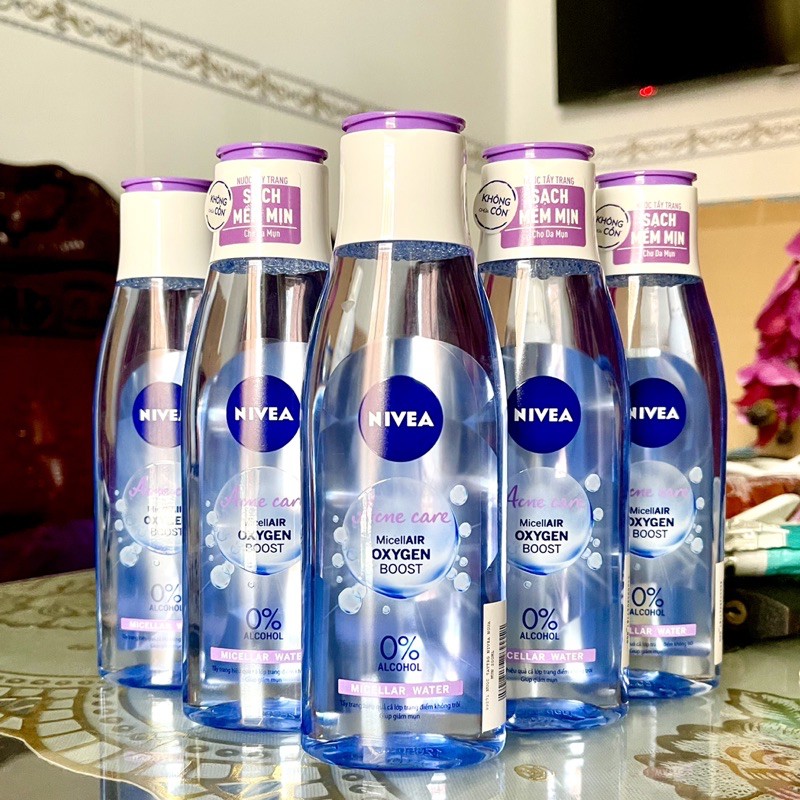 Nước tẩy trang Nivea cho da mụn Acne Care Makeup Clear Micellar Water 200ml