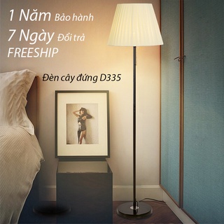 Đèn cây đứng trang trí phòng khách seka d335 - đèn sàn trang trí nội thất, phòng ngủ, bóng led, chao vải - đủ màu