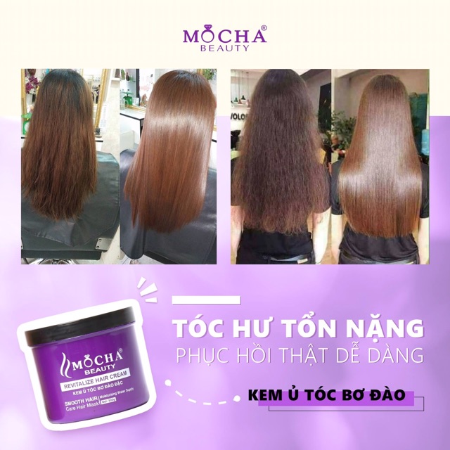 Ủ TÓC BƠ ĐÀO MOCHA