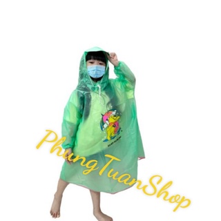 Áo Mưa Bít Cho Bé Từ 4 Đến 9 Tuổi