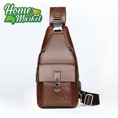 ( Hàng Hot )Túi đeo chéo nam thời trang da trơn cao cấp chống thấm nước phong cách thời trang | BigBuy360 - bigbuy360.vn