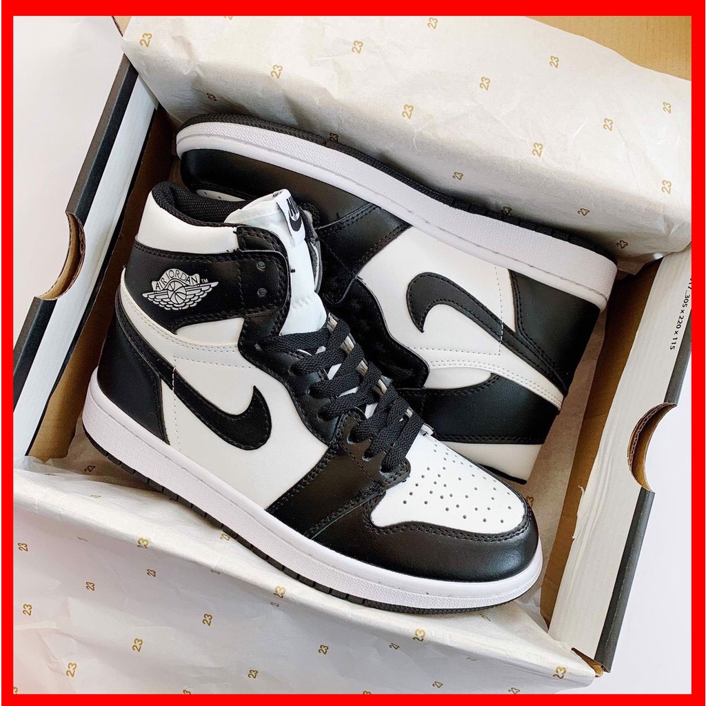 Giày Jordan Giày JD 1 PANDA CỔ CAO Xanh Trắng Cao Cổ Hàng Cao Cấp nam nữ | BigBuy360 - bigbuy360.vn