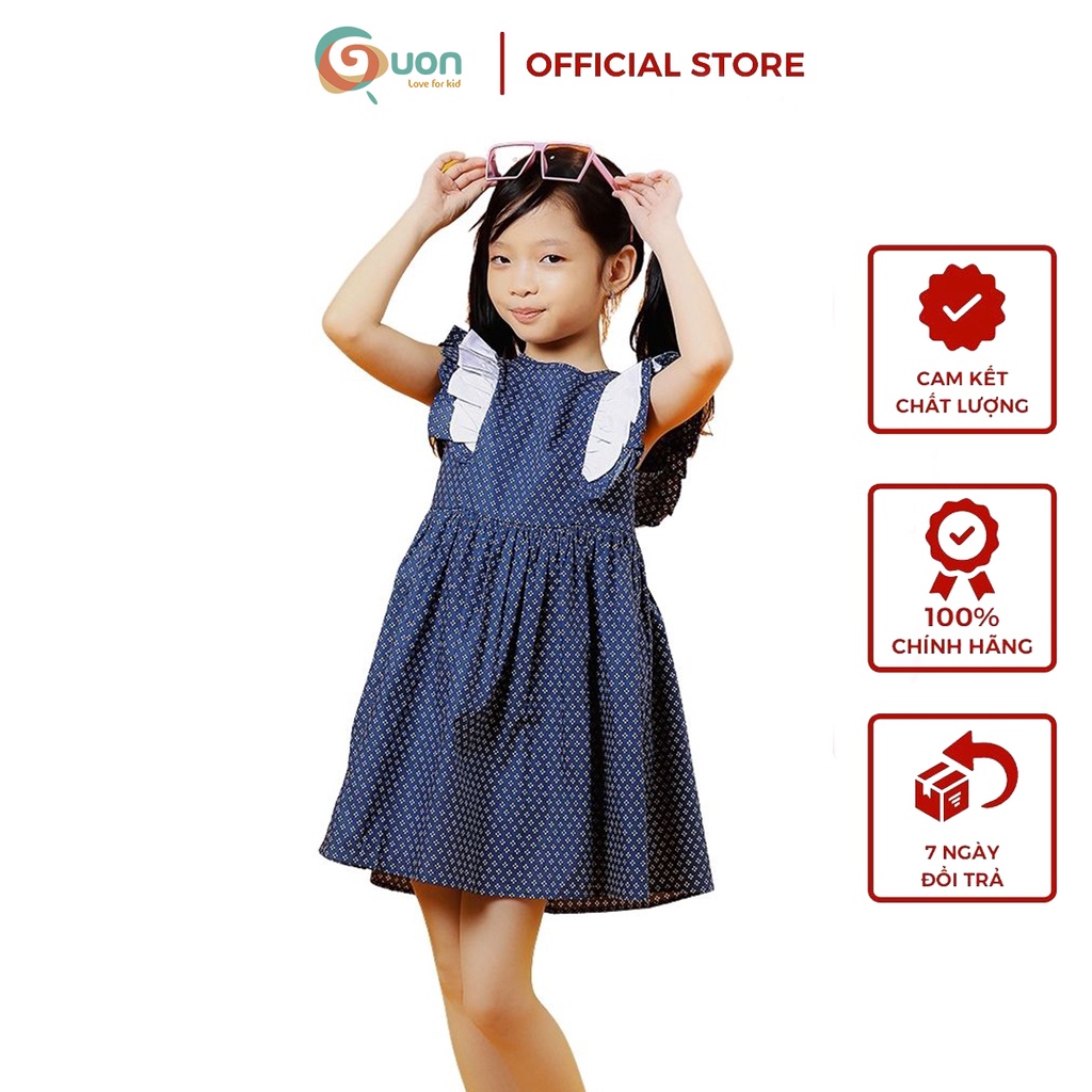 Váy bé gái từ 8-32kg vải cotton thoáng mát Tiểu My - GUON
