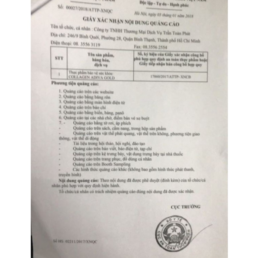 [FREESHIP TỚI 70K] Dưỡng chất uống làm đẹp Collagen Adiva 14 lọ x30ml/Hộp | BigBuy360 - bigbuy360.vn