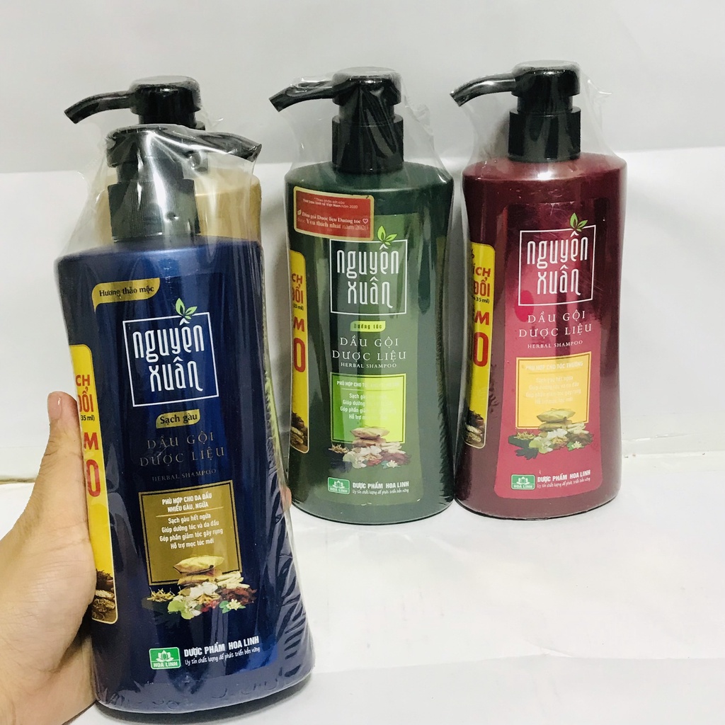 Dầu gội Nguyên Xuân Bồ Kết Dưỡng tóc Sạch gàu Giảm gãy rụng hương thơm ngát 350ML